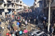 Deadly blasts claimed by ISIL rock Syria's Homs city