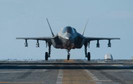 First F-35B power module and engine swap at sea