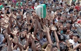 Army joins aid operation for Rohingyas