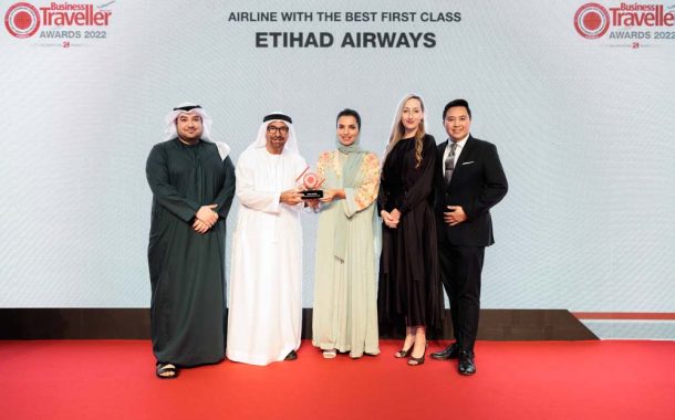 ETIHAD AIRWAYS WINS AT THE BUSINESS TRAVELLER AWARDS 2022