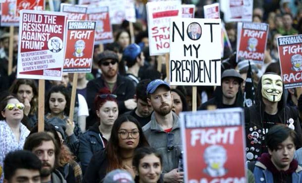 Trump election win prompts protests across US