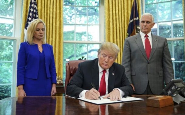 Trump orders halt to family separations