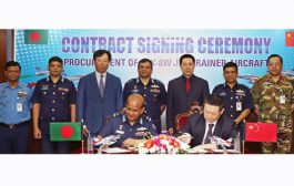 BAF signs contract with China for K-8W jet trainer aircraft