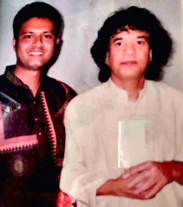 After a workshop of World Tabla Legend Ustad Zakir Hossain #thenewscompany